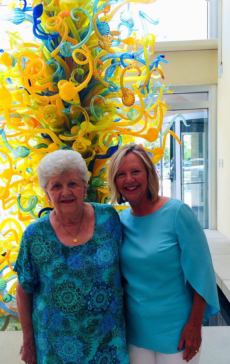 Tamara Cain and her mother, a photograph from Tamara Cain&rsquo;s own collection